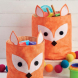 Fox Storage Totes Sewing Pattern Fox Storage Totes Sewing Pattern