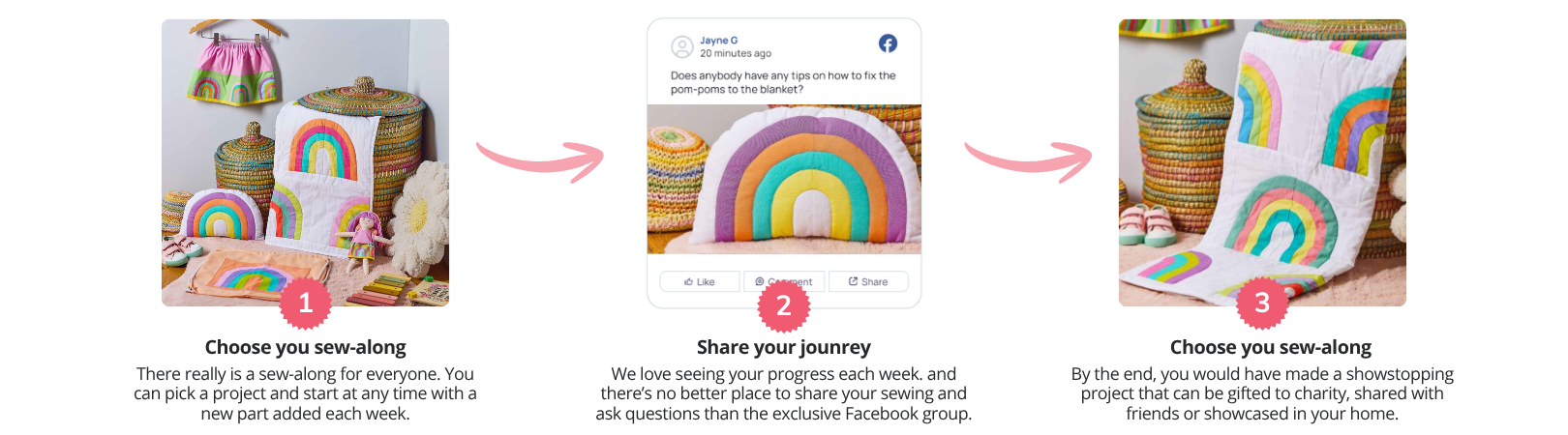 <br>Join one of our community Sew-alongs
