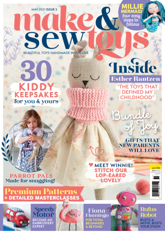 Make & Sew Toys: Issue Five Template Pack - Magazine Templates - Sew ...