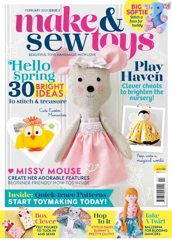 Make & Sew Toys: Issue Two Template Pack - Magazine Templates - Sew ...