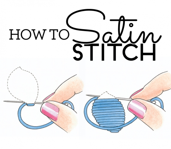 How to do satin stitch - How to sew - Sew Magazine