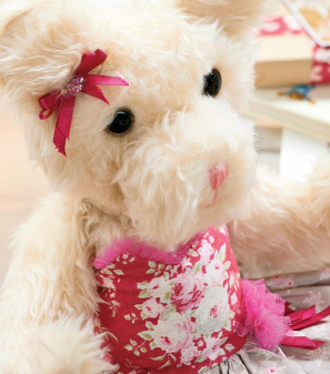 Tilda Prints Ballerina Teddy Bear