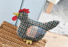 Tweed Chicken Doorstop