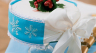 Embroidered Christmas Cake Band