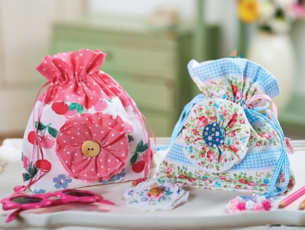 Cath Kidston Fabric Party Bags - Free sewing patterns - Sew Magazine