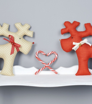 Heirloom reindeer toys