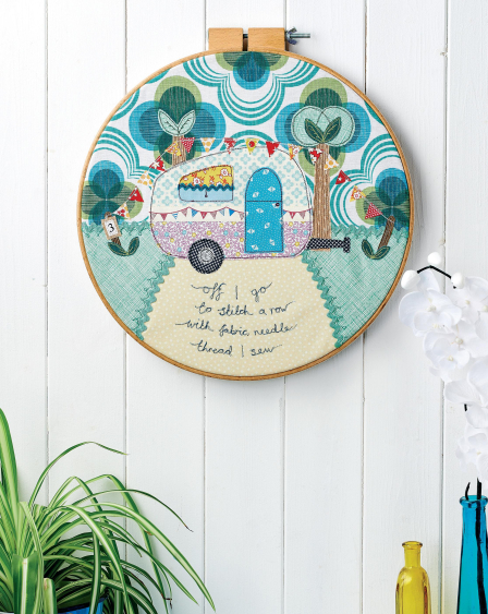 Campervan Embroidered Hoop