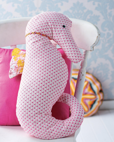 Seahorse Cushion and Hanging Decoration