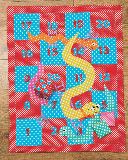 Spotty Snakes and Ladders Playmat