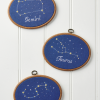 Astrology Embroidery Hoops Sewing Pattern