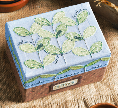 Gardeners Seed Holder Gift Box Sewing Pattern