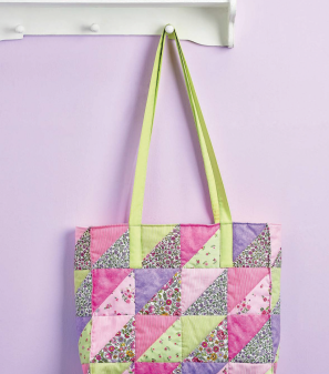 Oversized Patchwork Tote Bag Sewing Pattern