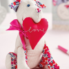 Puppy Dog Plush and Valentine’s Card Pattern