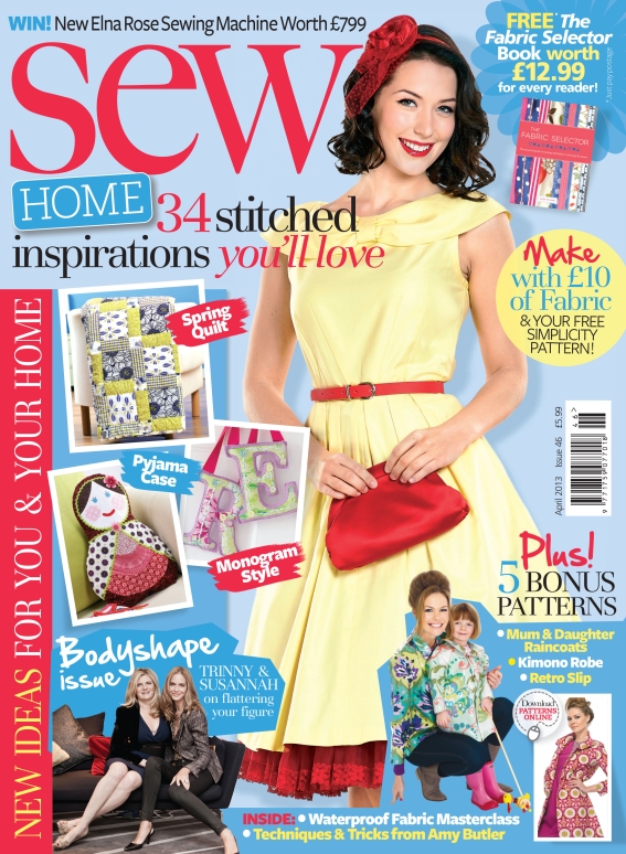 April 2013 Templates - Magazine Templates - Sew Magazine