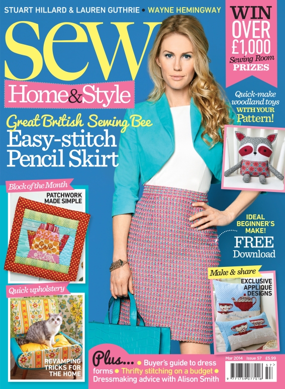 March 2014 Templates - Magazine Templates - Sew Magazine
