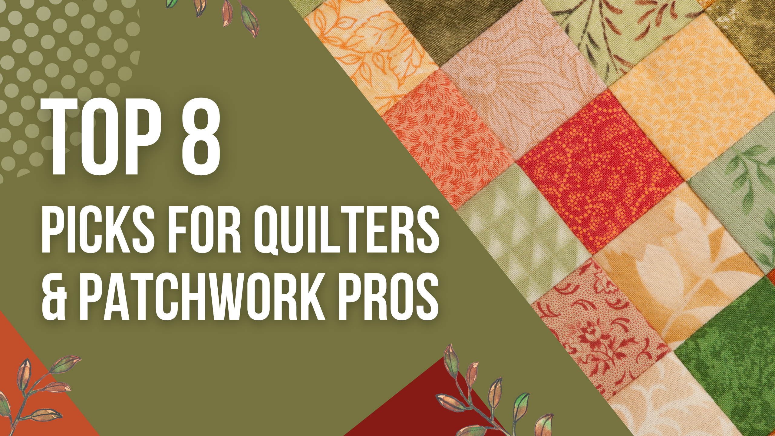 Top 8 Picks for Patchwork and Quilting Pros