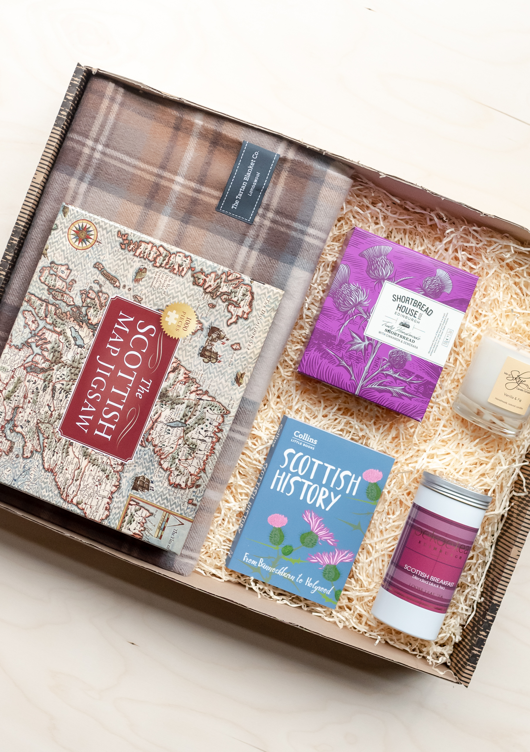 The Tartan Blanket Company Gift Box Free Sewing Giveaways Sew Magazine