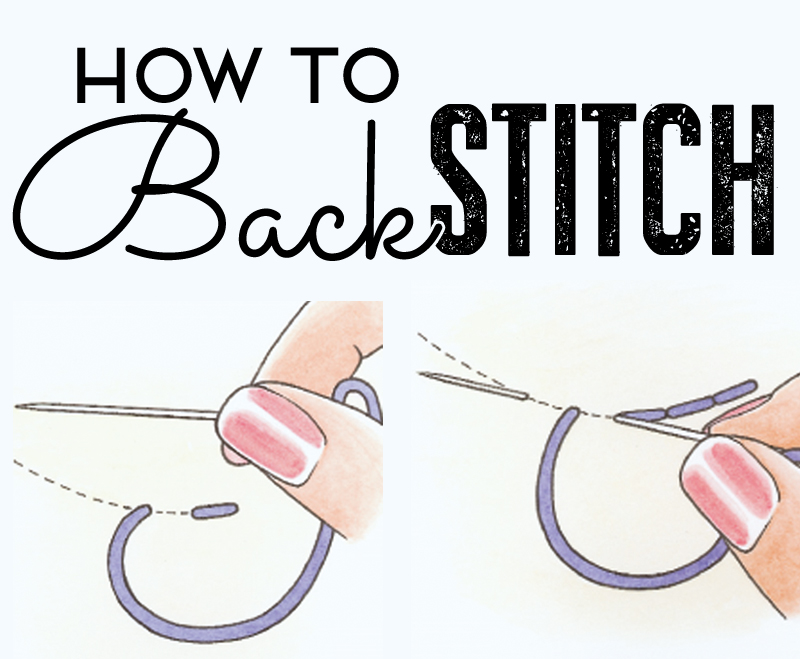 How to back stitch