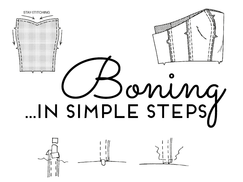 Boning in simple steps - How to sew - Sew Magazine