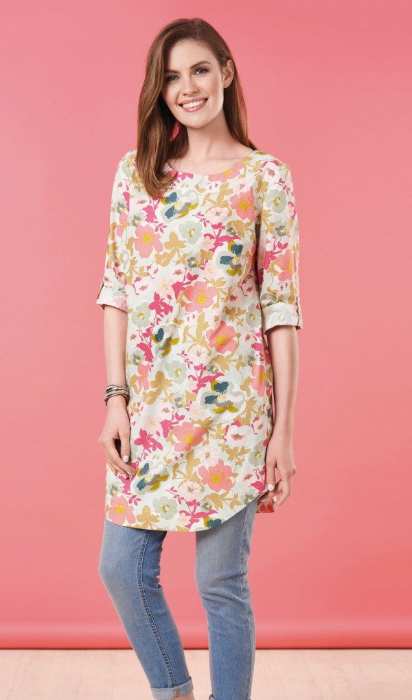 Easy Cotton Tunic Free Sewing Patterns Sew Magazine