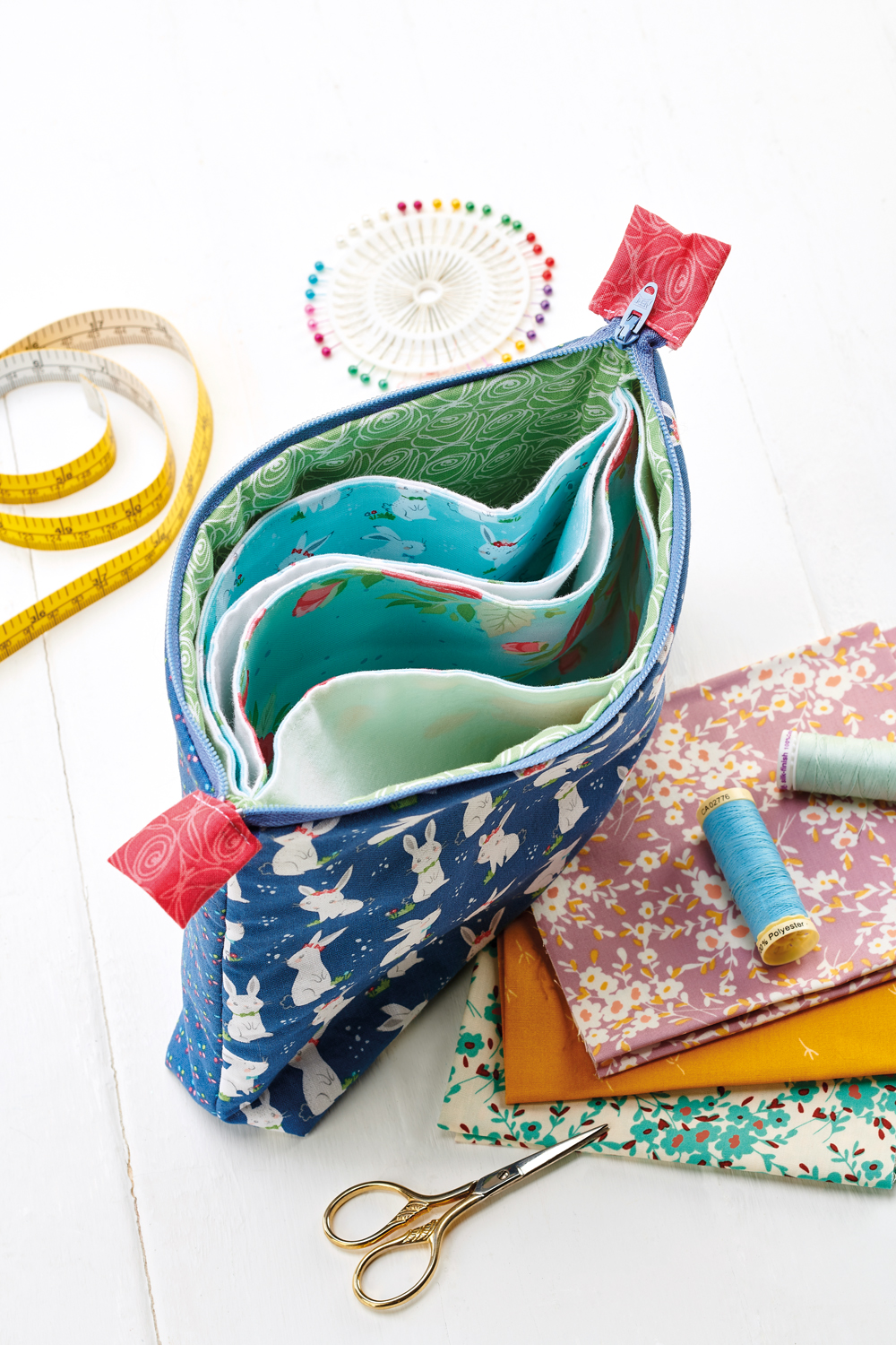 Zipped Compartment Bag - Free sewing patterns - Sew Magazine