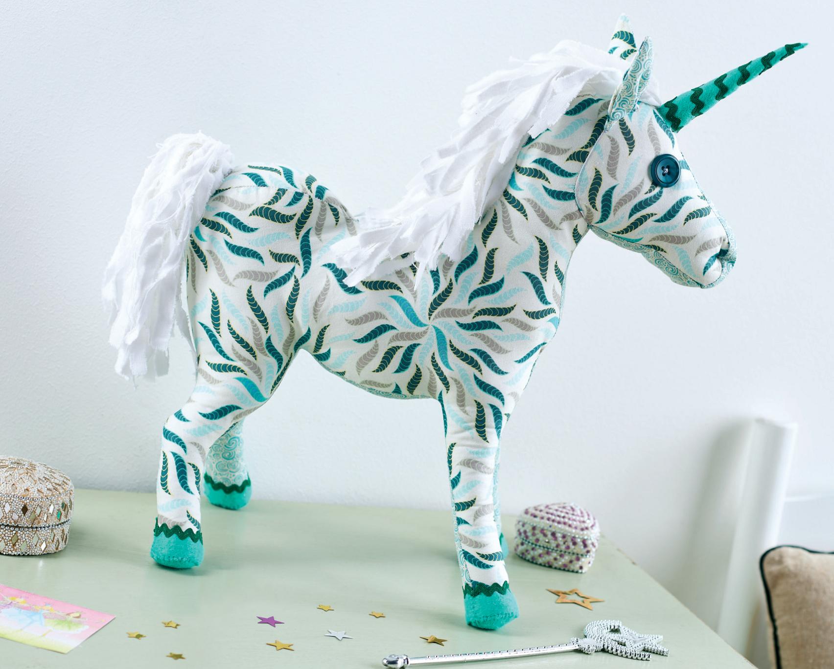 free unicorn sewing pattern