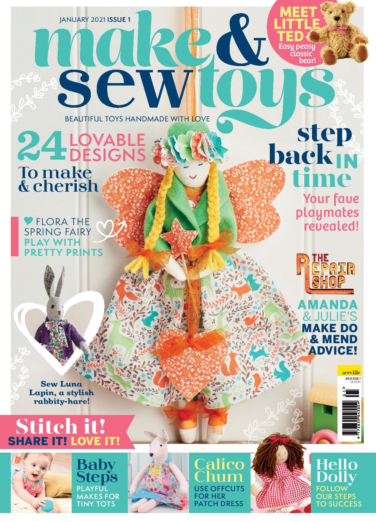 Make & Sew Toys: Issue One Template Pack - Magazine Templates